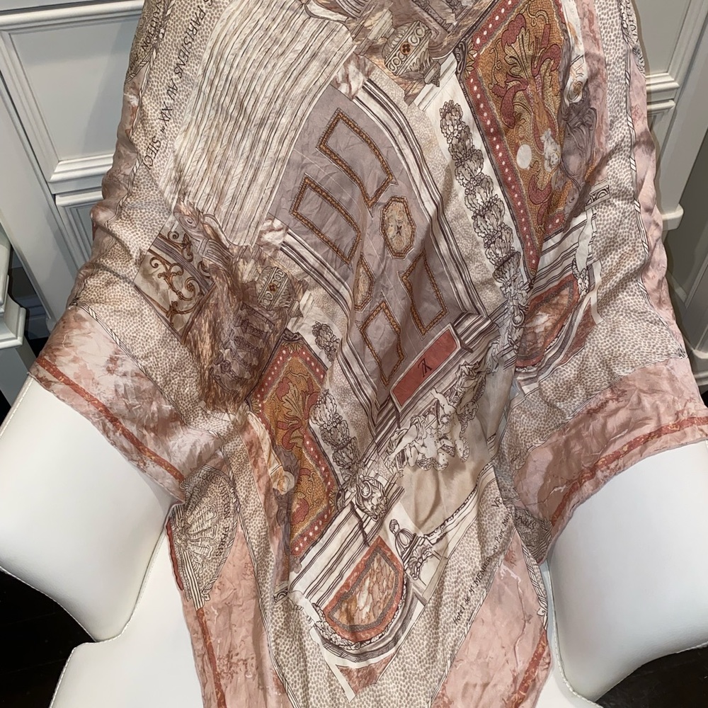 Louis Vuitton 34” Silk Scarf - Picture 5 of 6
